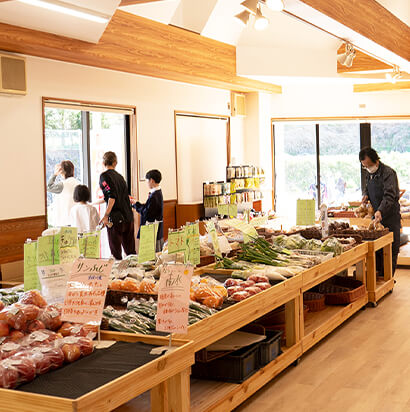 農産物直売所など